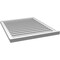 Ekena Millwork Vertical Surface Mount PVC Gable Vent: Functional, w/ 2"W x 2"P Brickmould Sill Frame, 30"W x 36"H GVPVE30X3603SF - alternate 5
